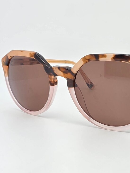 Tory Burch Accessories - Tory Burch TY7130 1754/73 Blush Tortoise Pink Frame Brown Lens Sunglasses 52mm